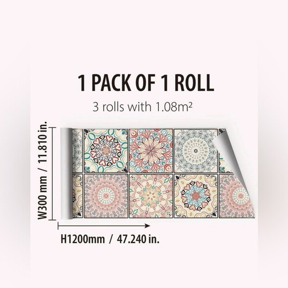 One Roll Self-adhesive Wall, Kitchen Bathroom Sticker - Picture 7 of 7